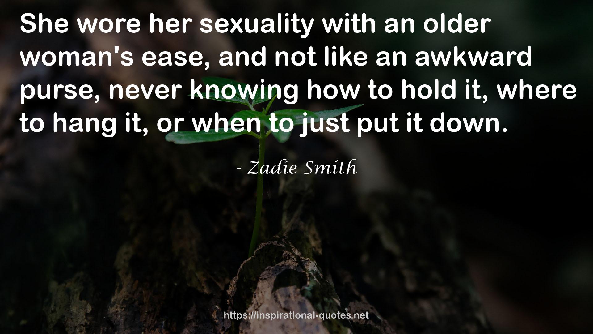 her sexuality  QUOTES