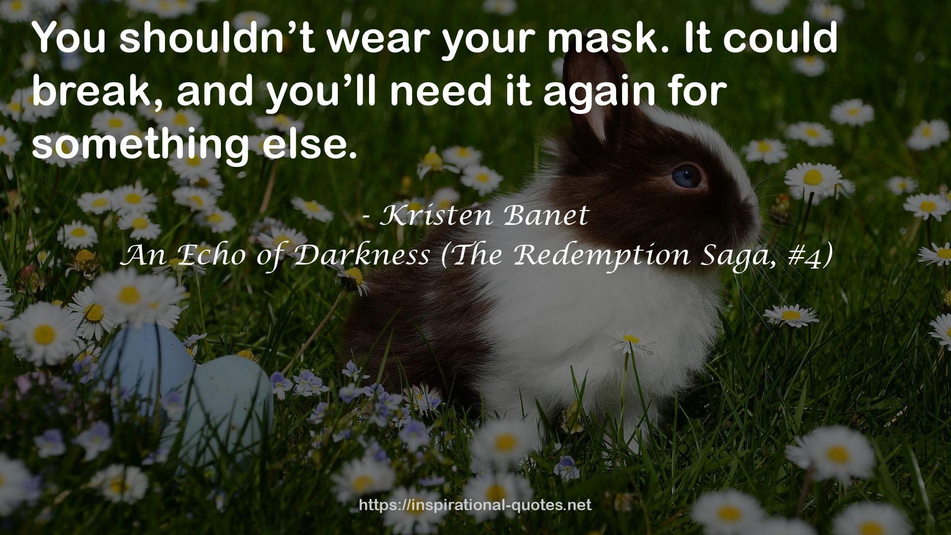 An Echo of Darkness (The Redemption Saga, #4) QUOTES