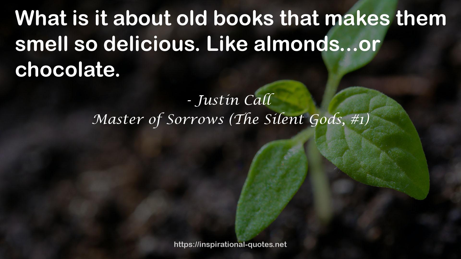 Master of Sorrows (The Silent Gods, #1) QUOTES