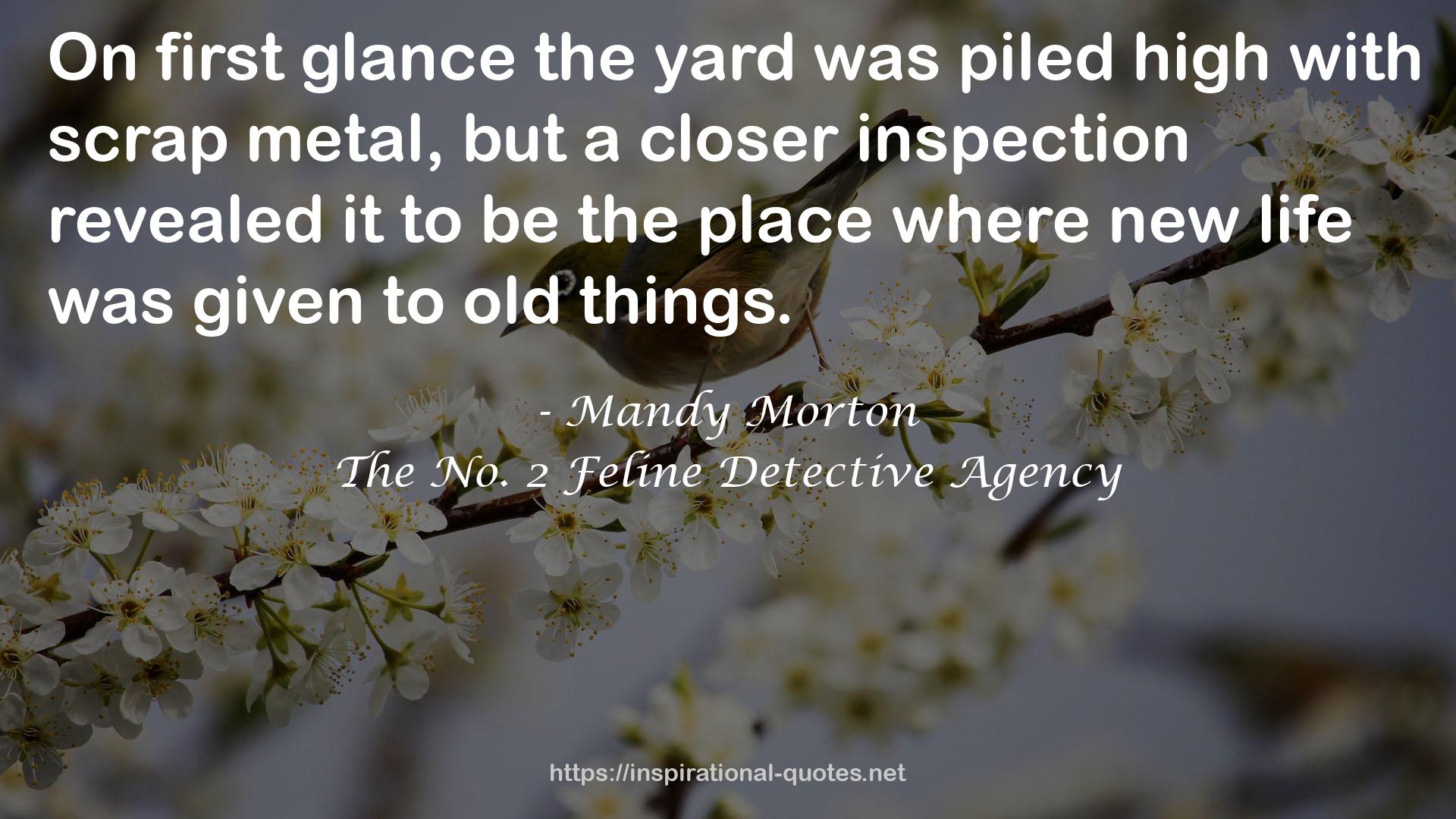 The No. 2 Feline Detective Agency QUOTES