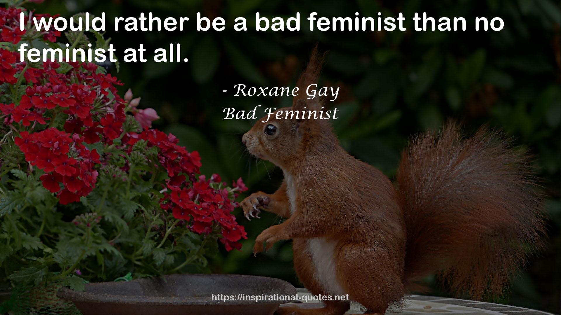 no feminist  QUOTES