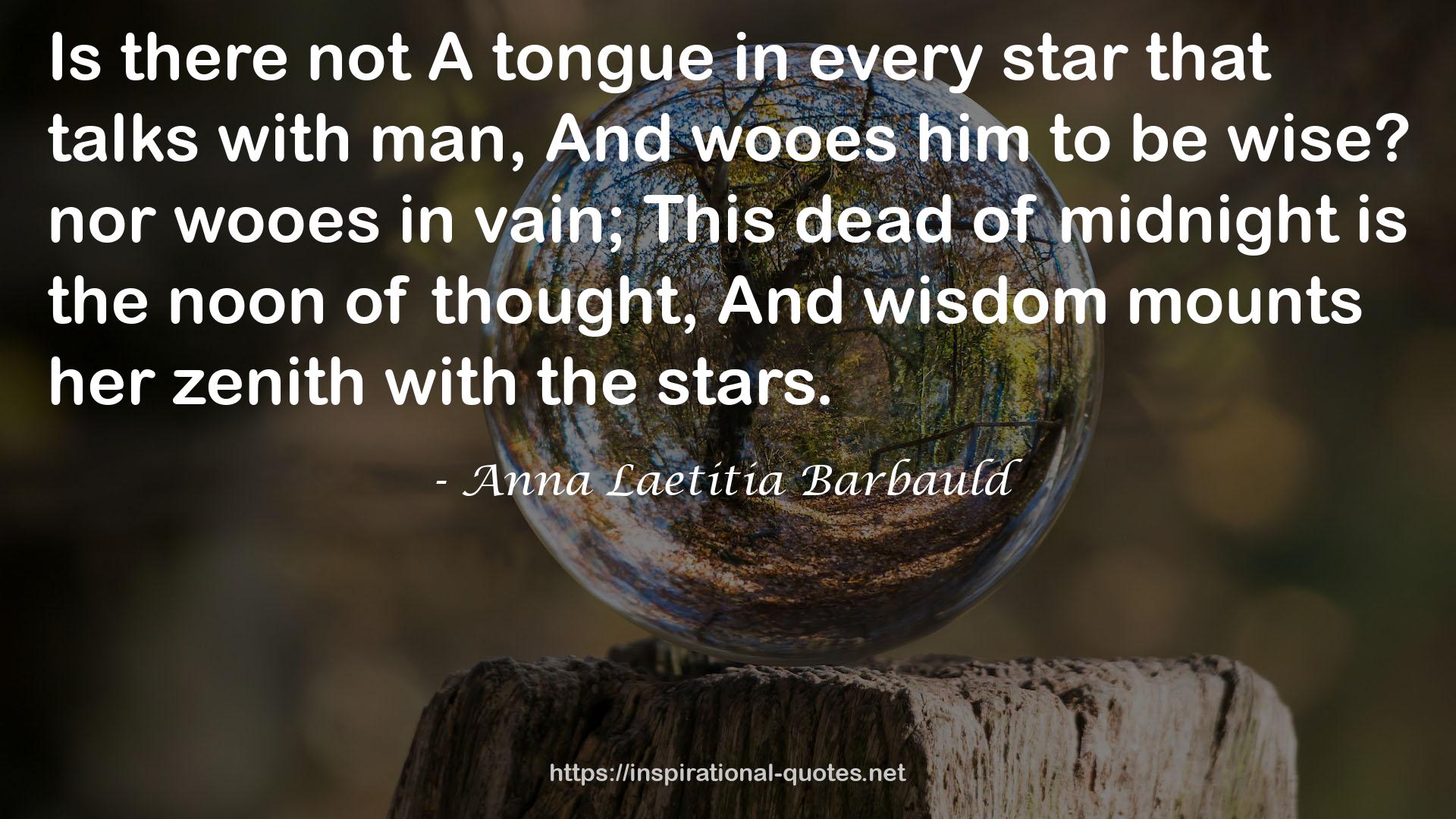 Anna Laetitia Barbauld QUOTES