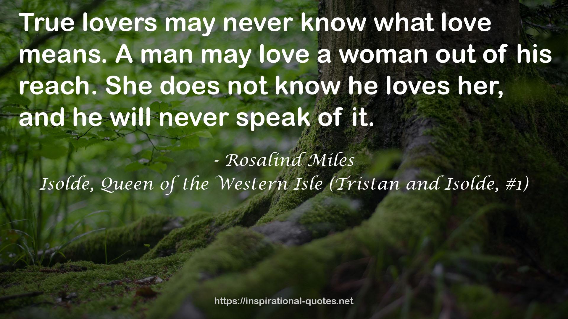 Isolde, Queen of the Western Isle (Tristan and Isolde, #1) QUOTES