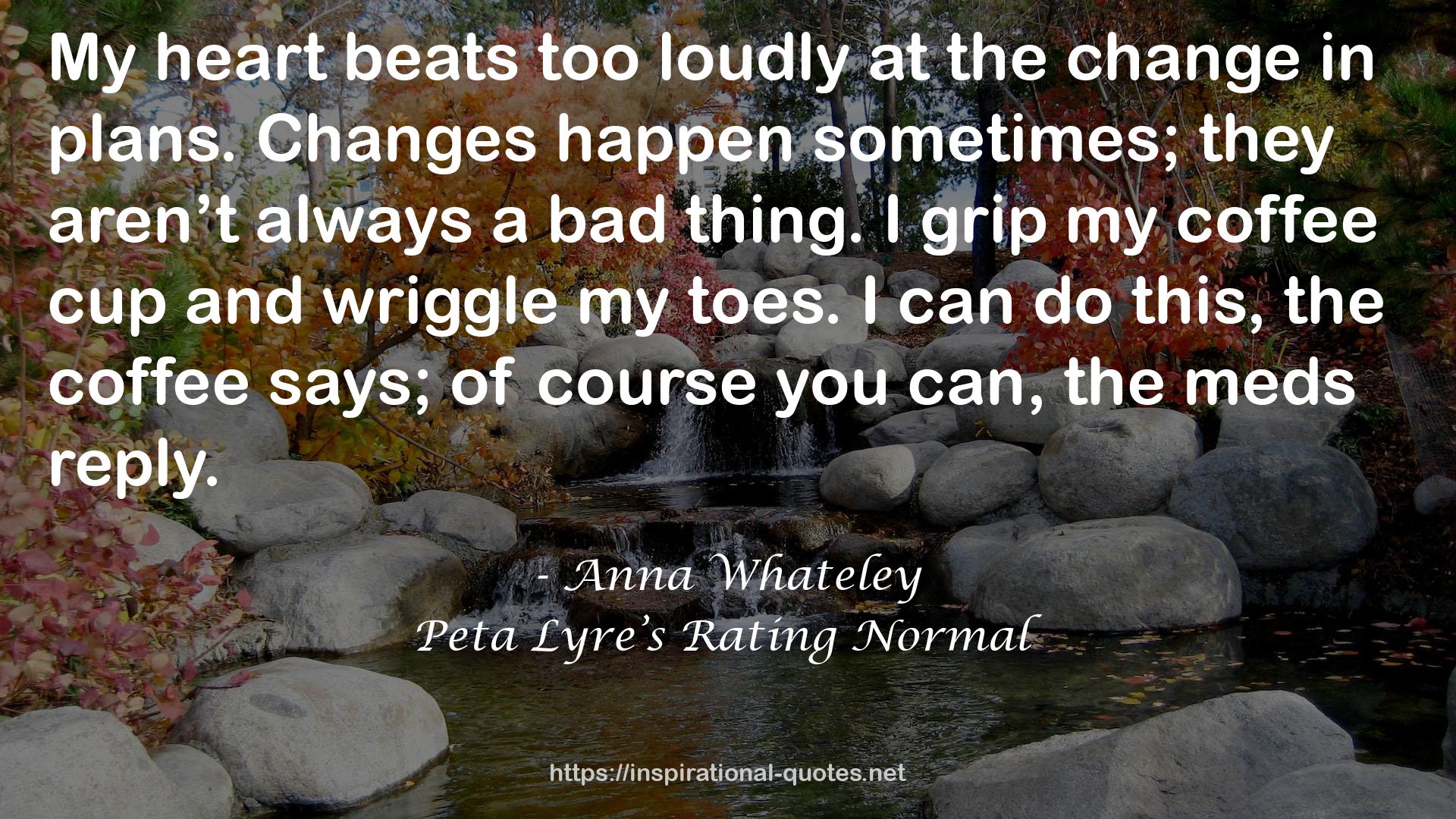 Peta Lyre’s Rating Normal QUOTES