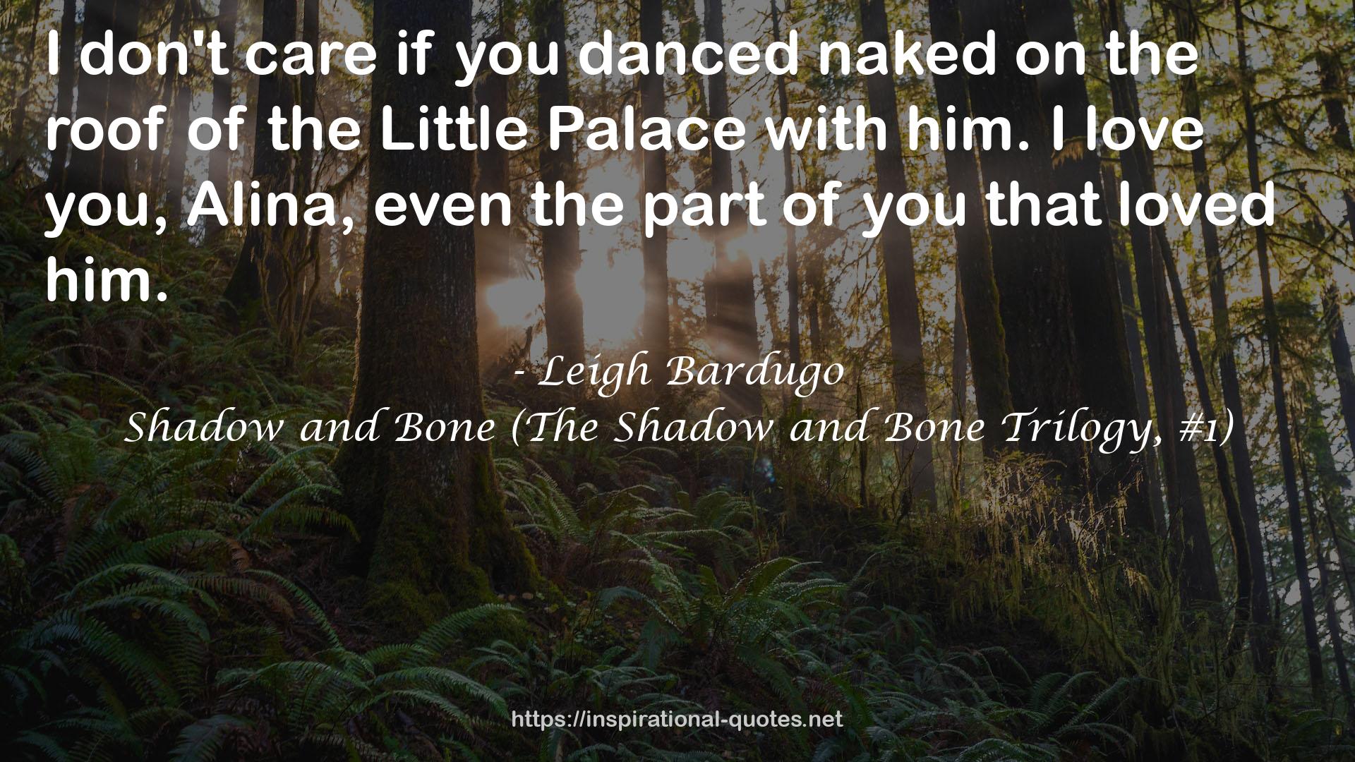 Shadow and Bone (The Shadow and Bone Trilogy, #1) QUOTES