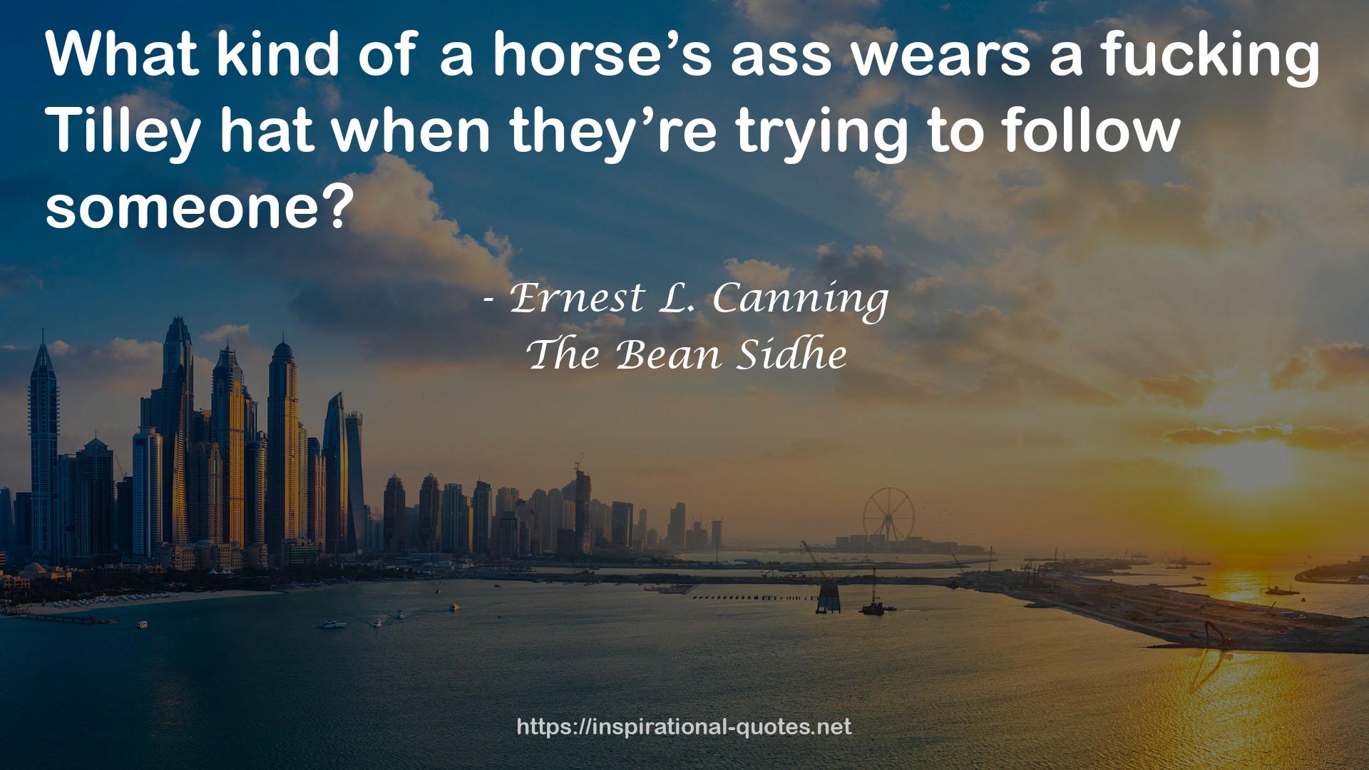 Ernest L. Canning QUOTES