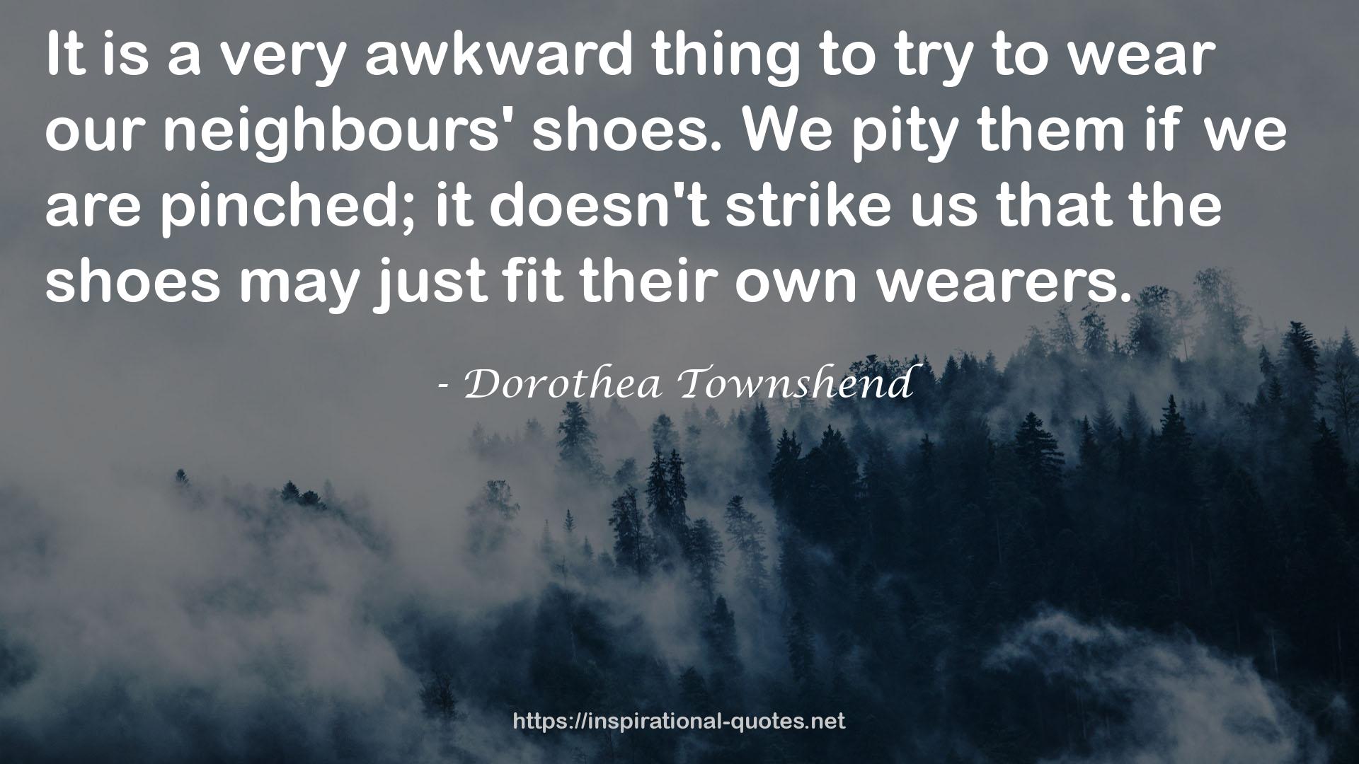 Dorothea Townshend QUOTES