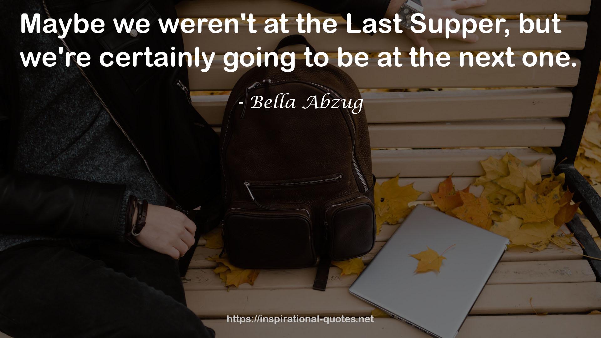 Bella Abzug QUOTES