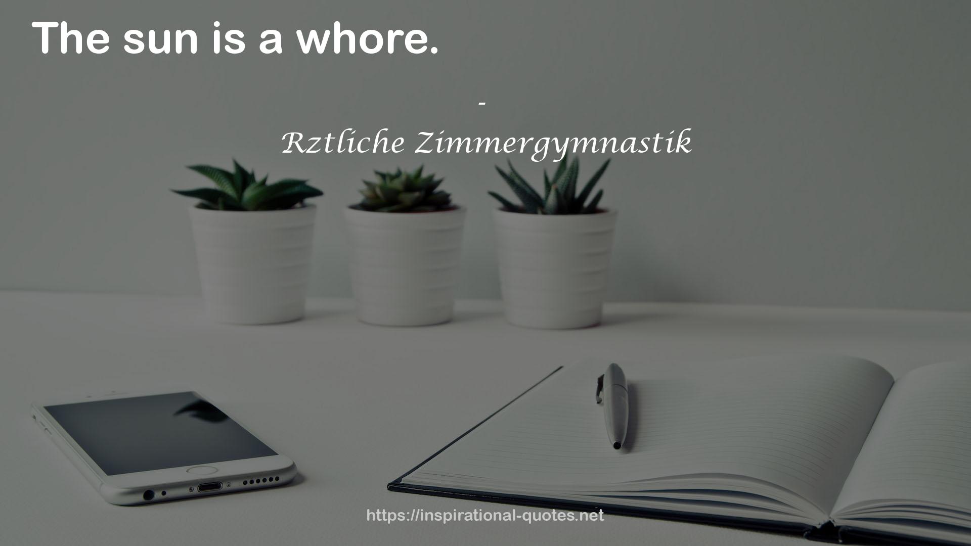 Rztliche Zimmergymnastik QUOTES