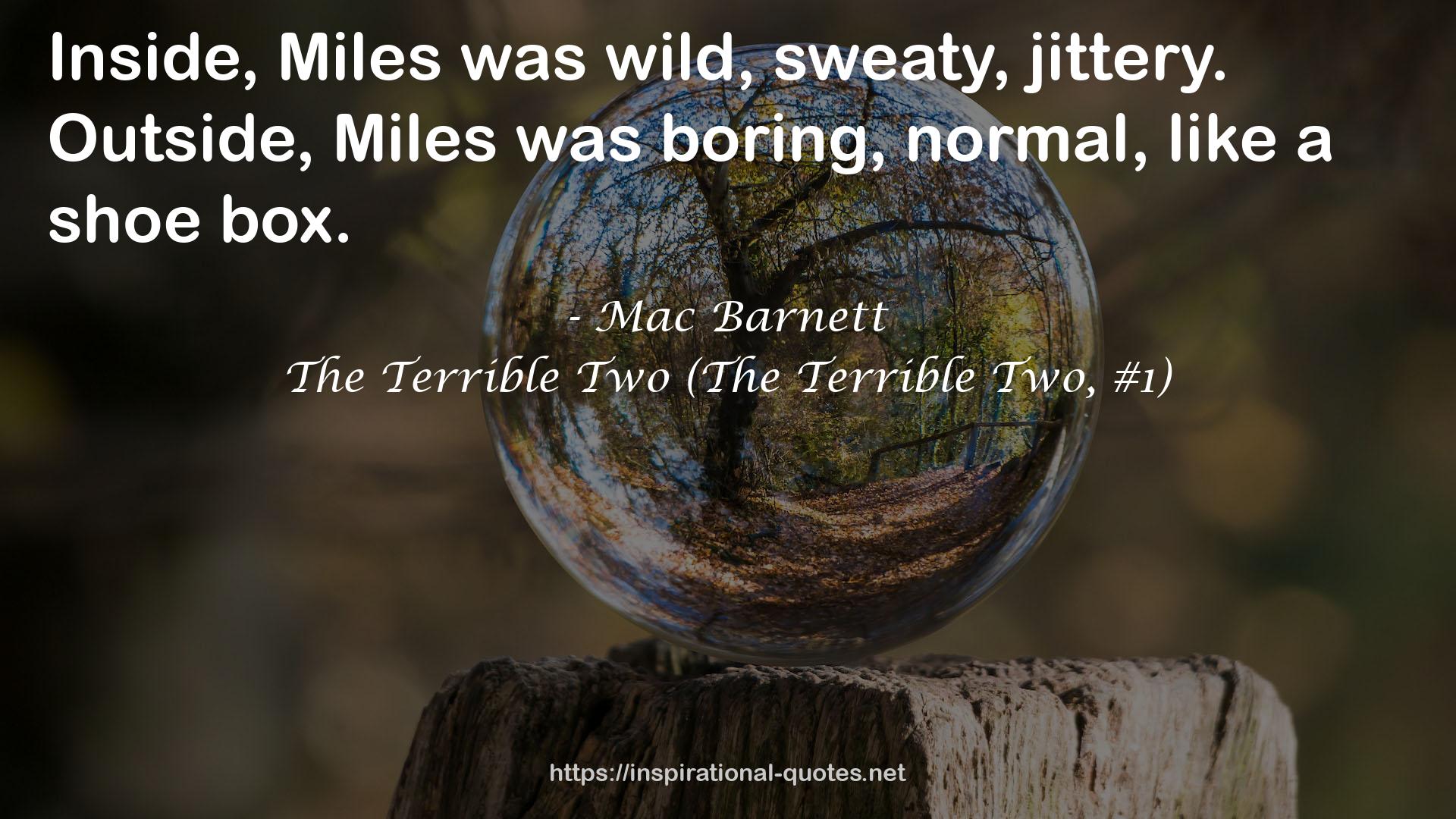 The Terrible Two (The Terrible Two, #1) QUOTES