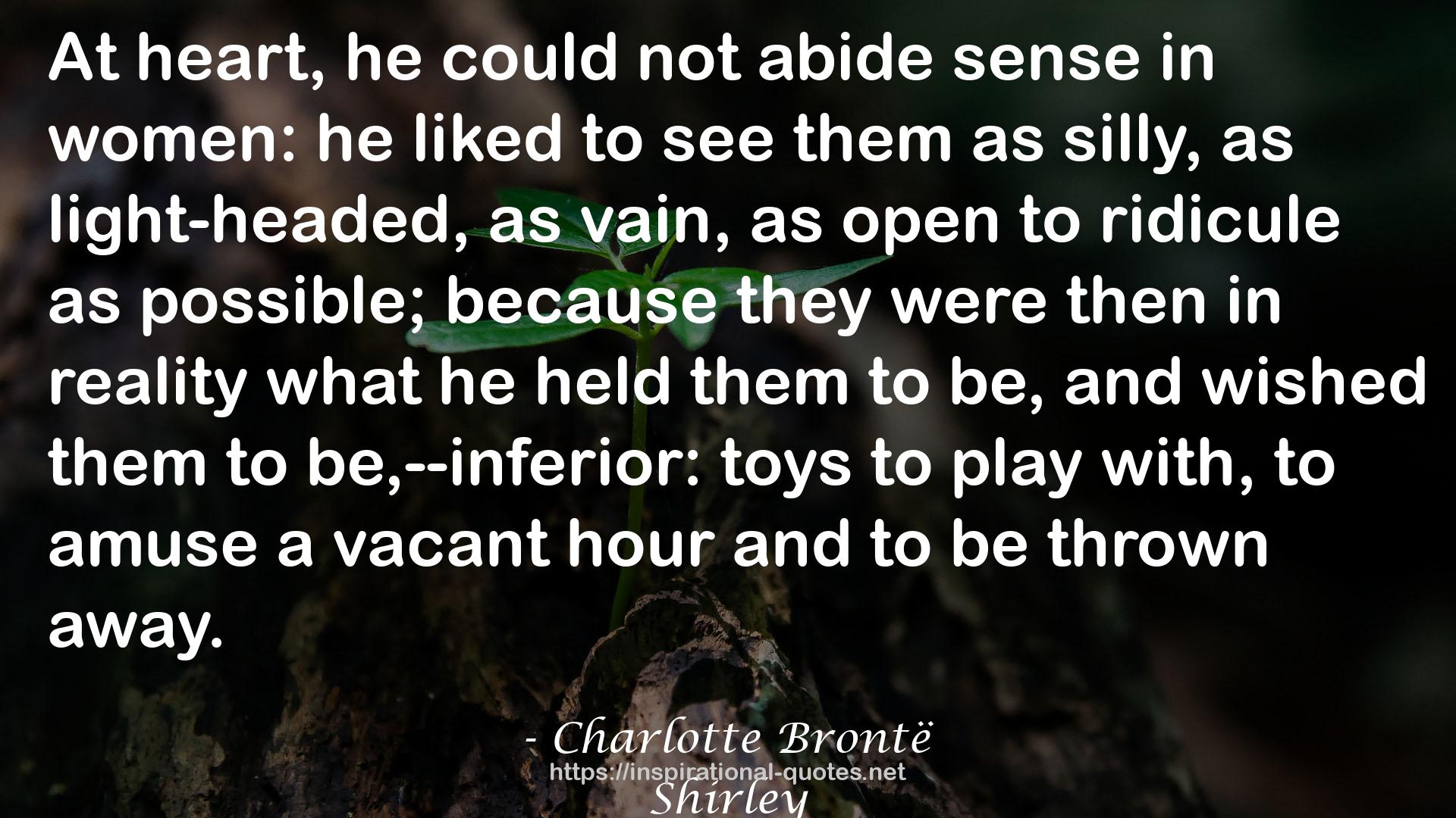 Charlotte Brontë QUOTES