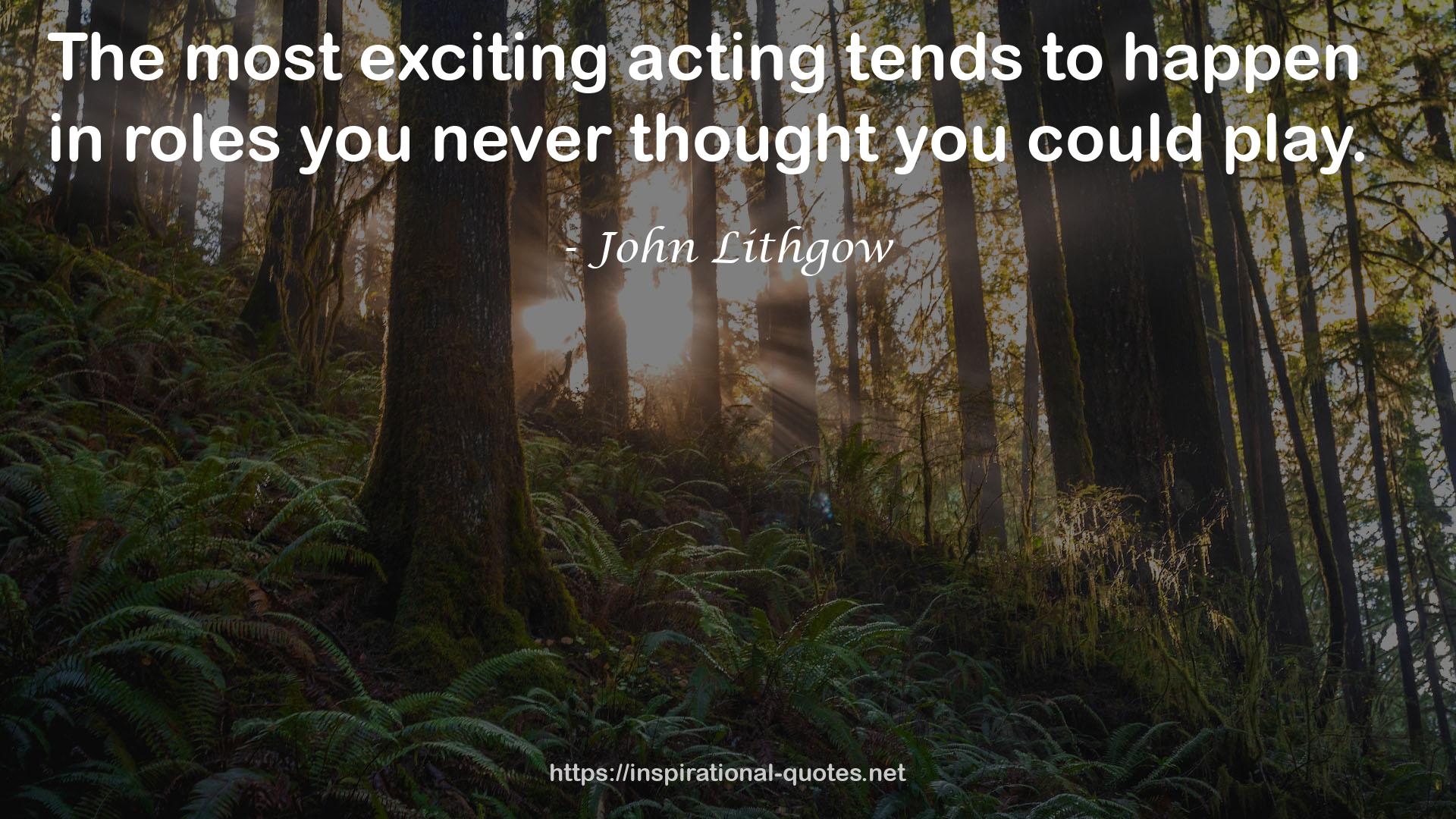 John Lithgow QUOTES