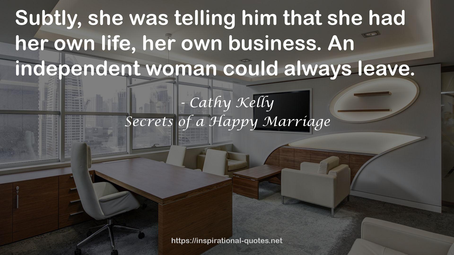 Secrets of a Happy Marriage QUOTES