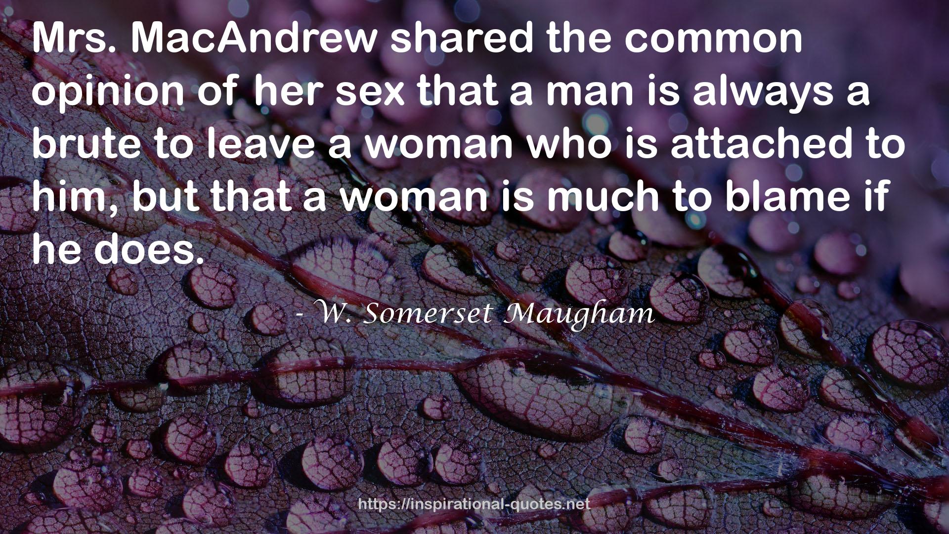 MacAndrew  QUOTES