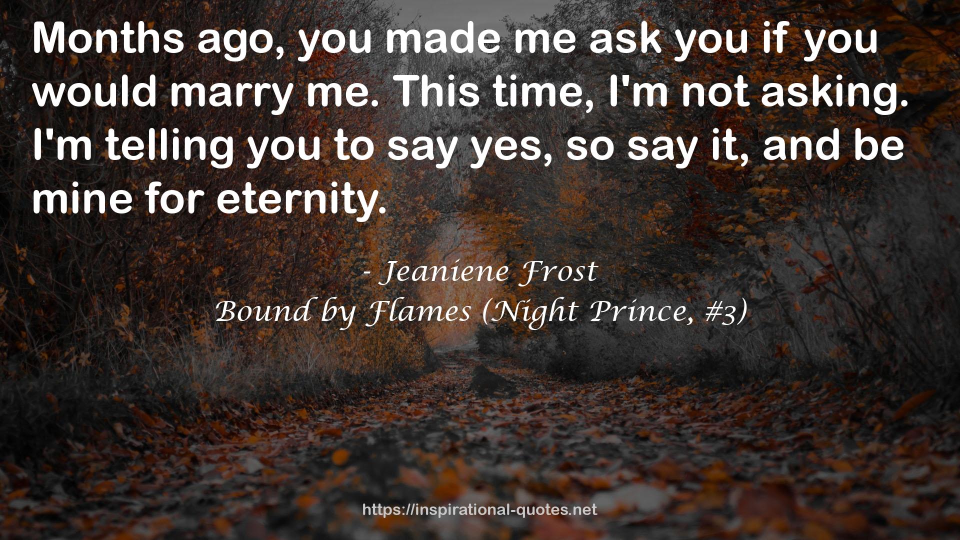 Bound by Flames (Night Prince, #3) QUOTES