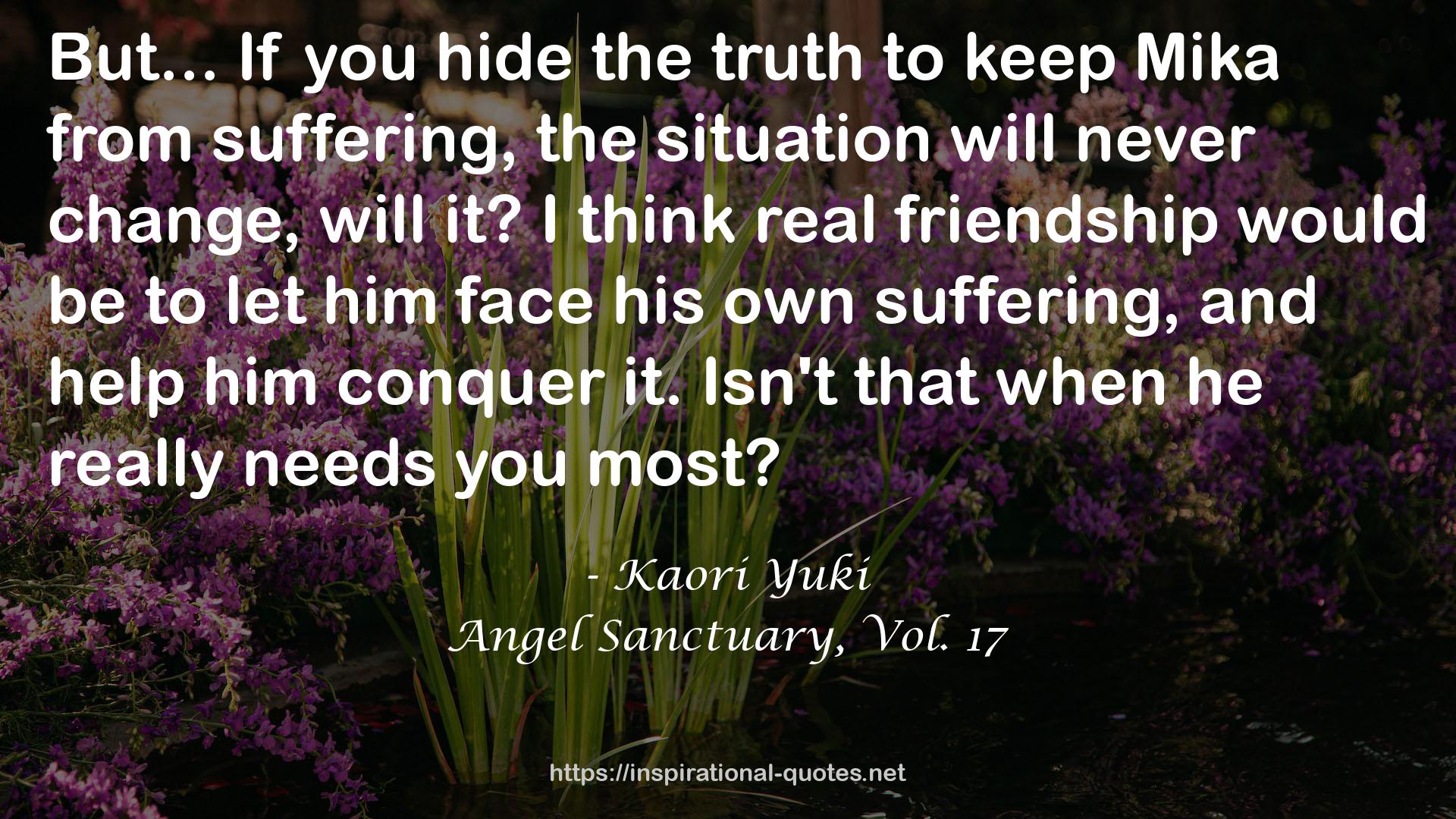 Angel Sanctuary, Vol. 17 QUOTES
