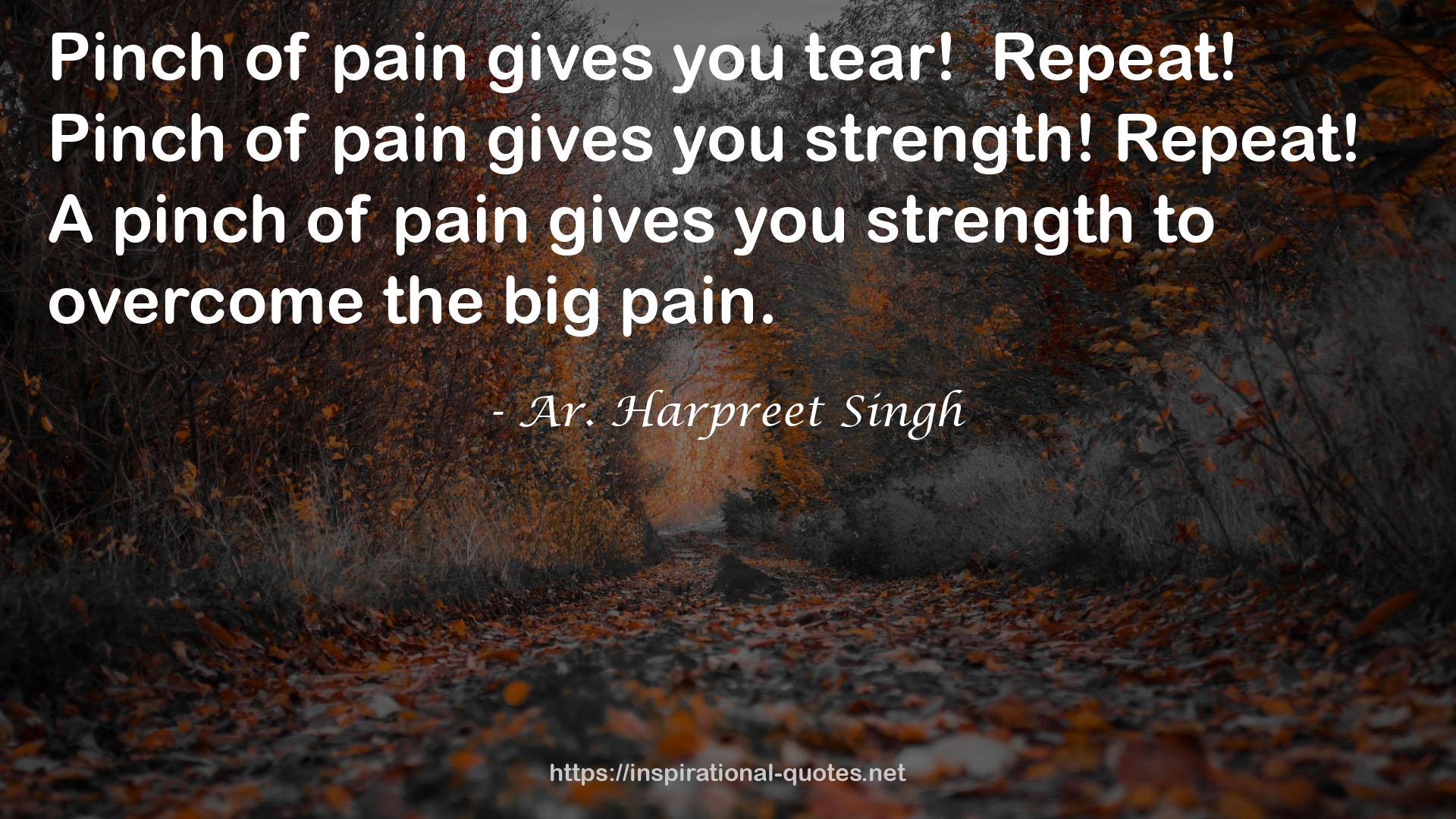 Ar. Harpreet Singh QUOTES