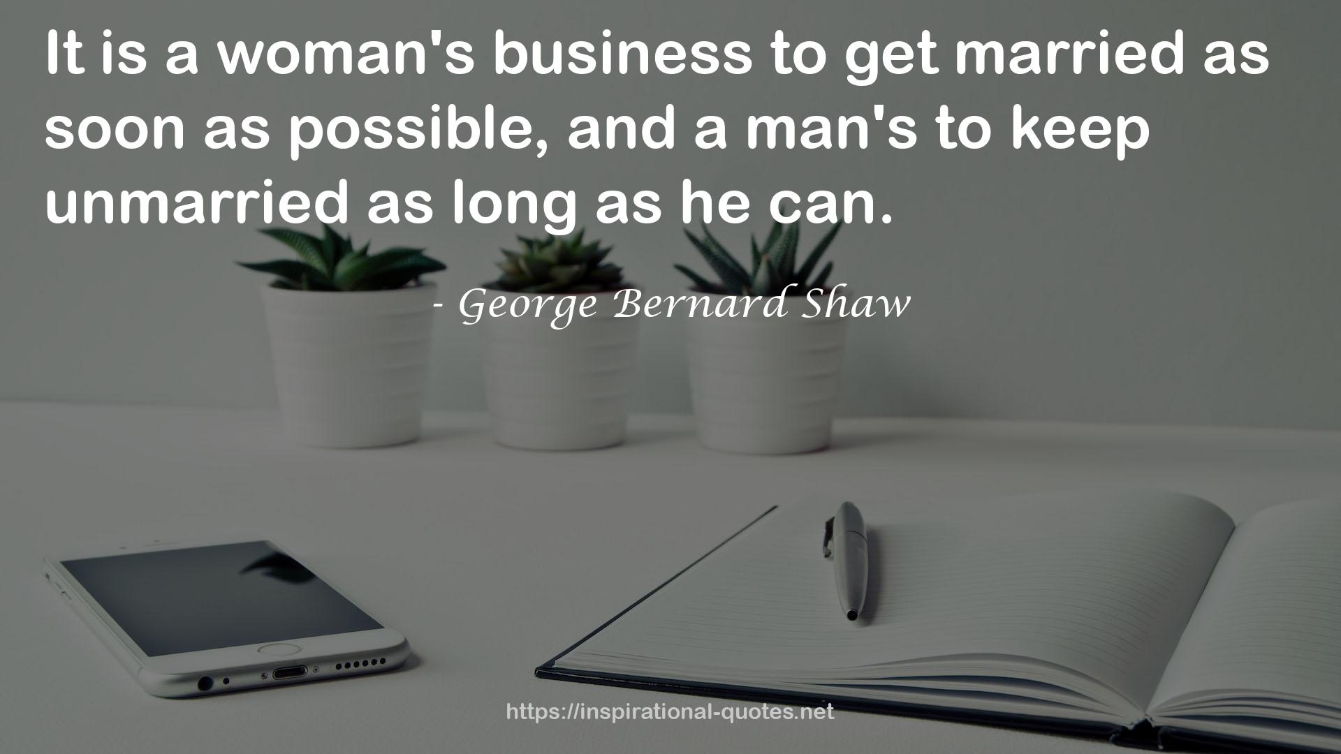 a woman's business  QUOTES