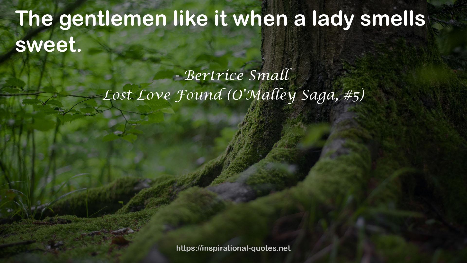 Lost Love Found (O'Malley Saga, #5) QUOTES