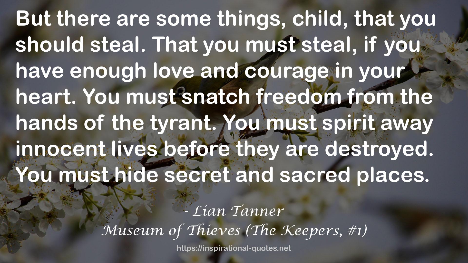 Lian Tanner QUOTES