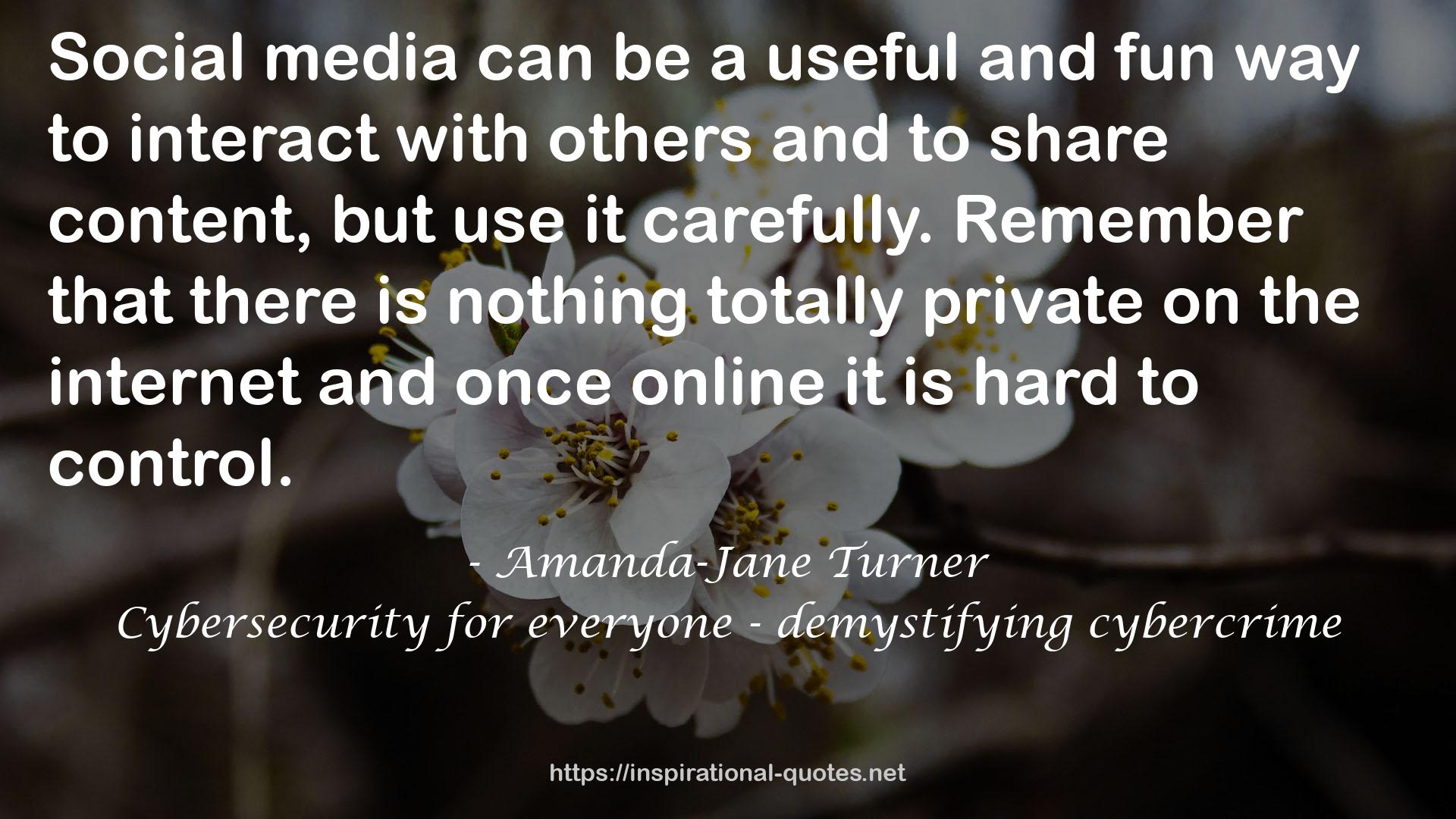 Amanda-Jane Turner QUOTES