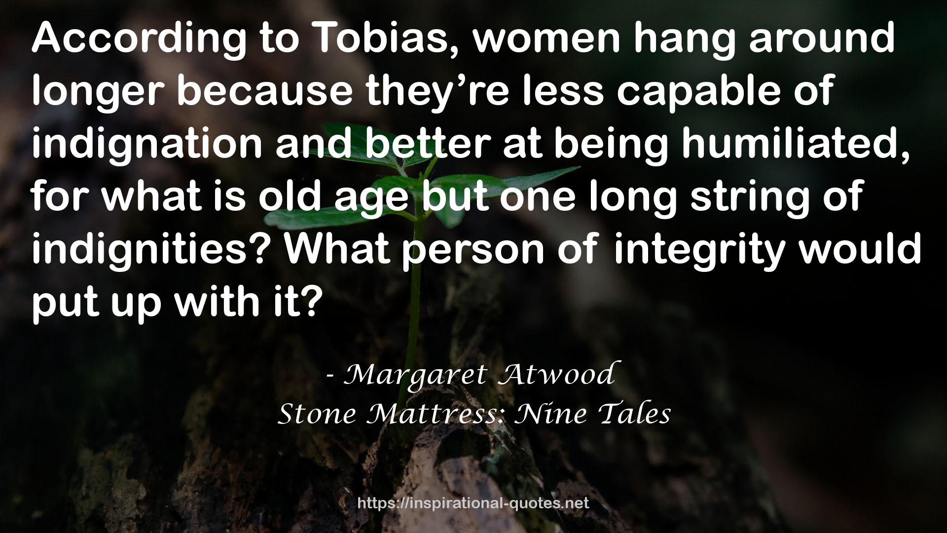 Stone Mattress: Nine Tales QUOTES