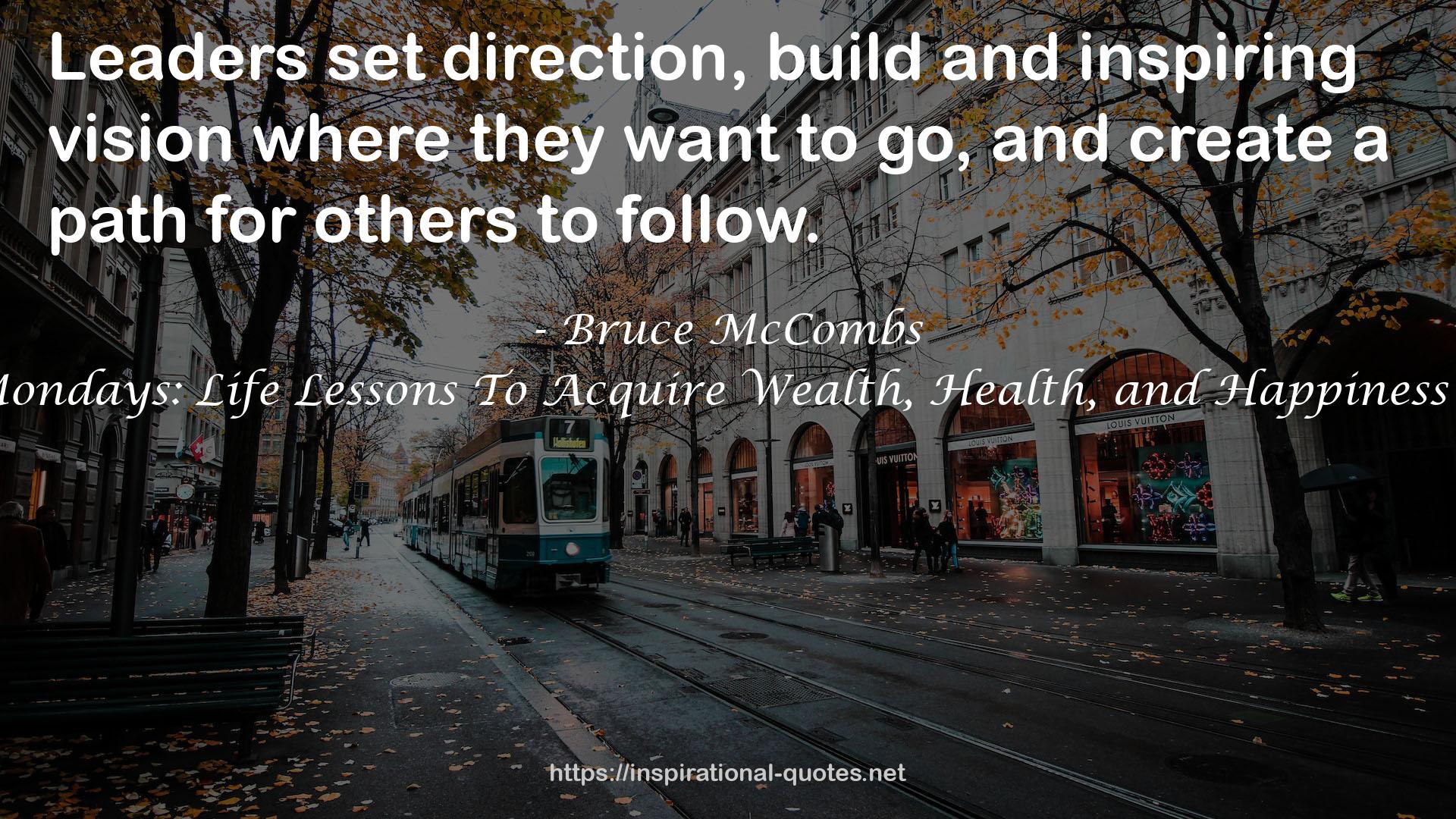 Bruce McCombs QUOTES