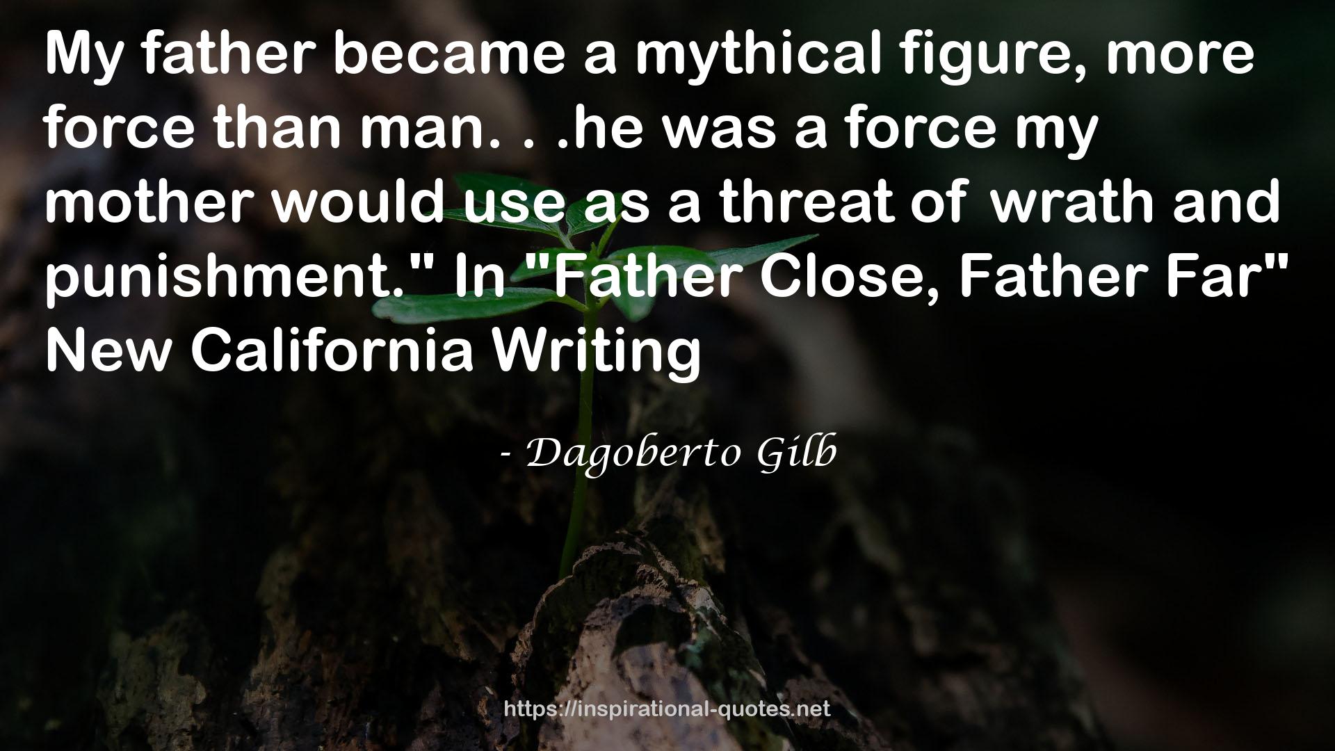 Dagoberto Gilb QUOTES