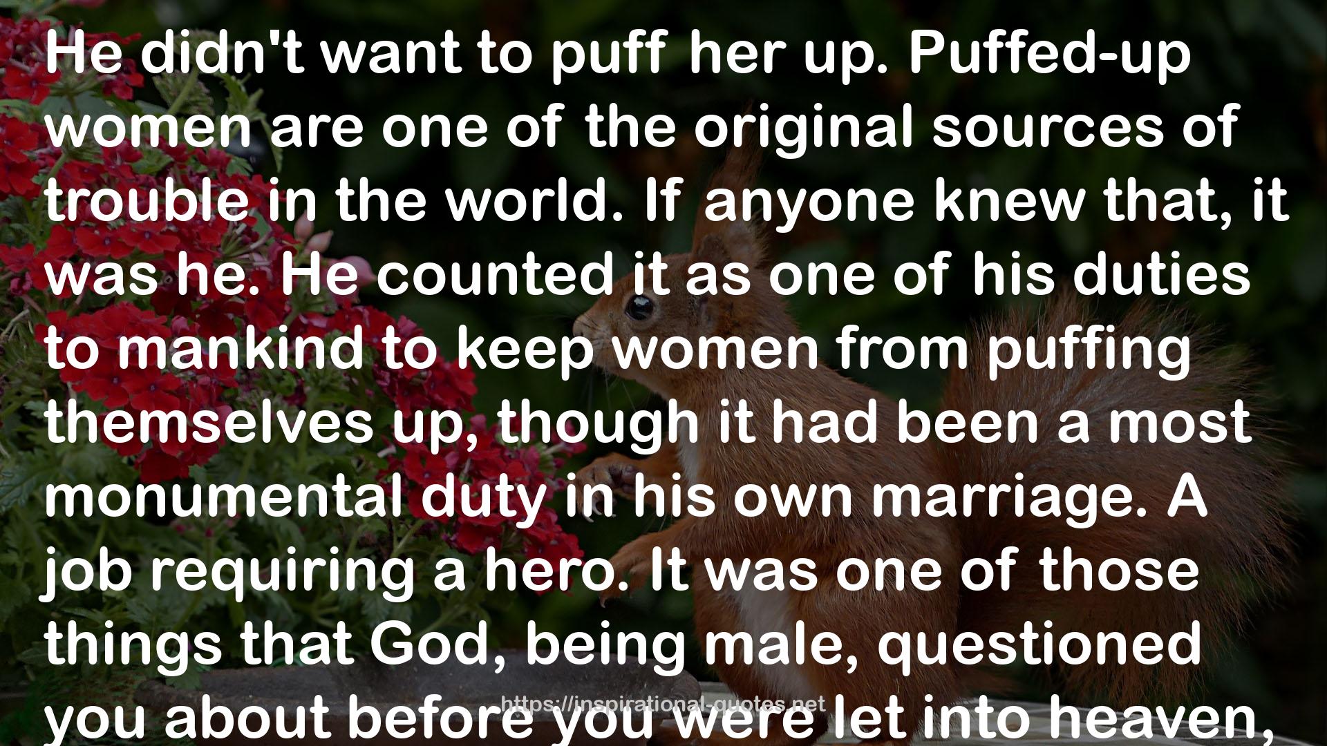 his duties  QUOTES