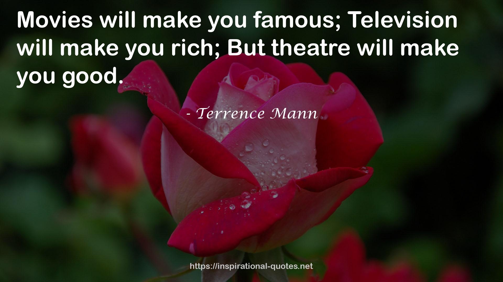 Terrence Mann QUOTES