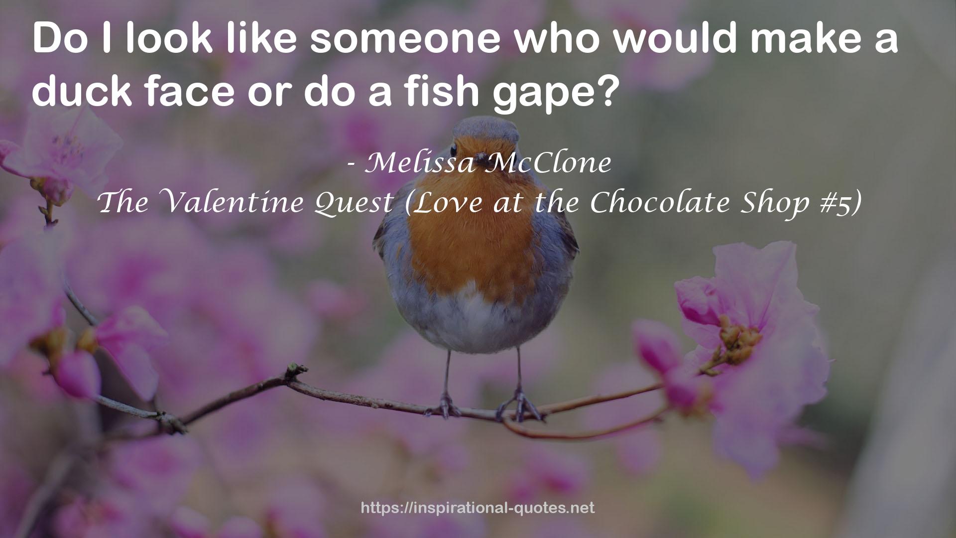 The Valentine Quest (Love at the Chocolate Shop #5) QUOTES