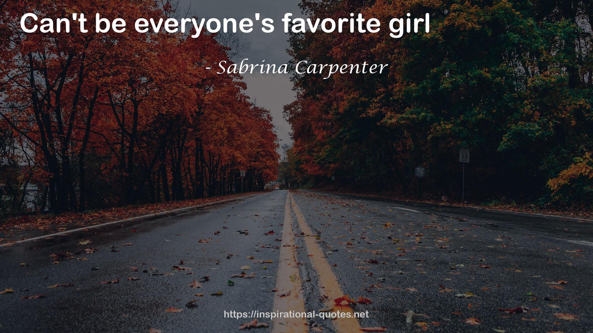 Sabrina Carpenter QUOTES