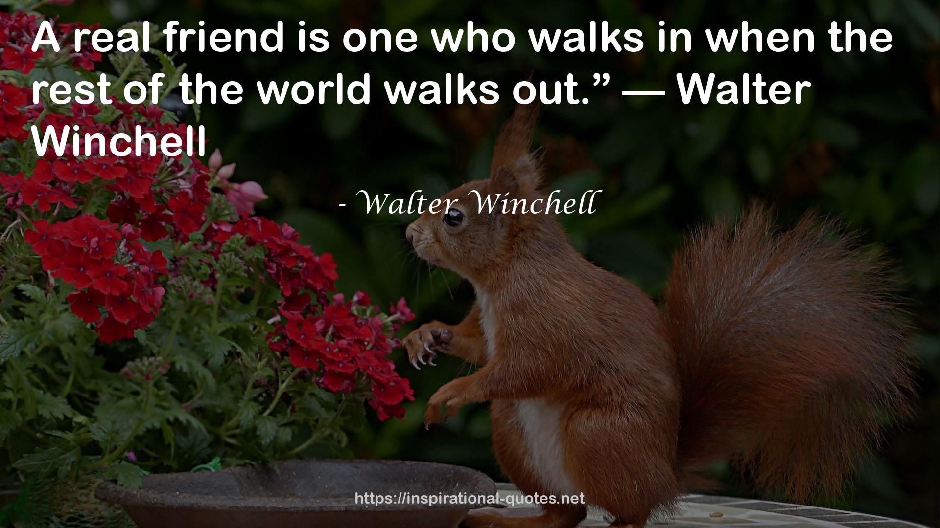 Walter Winchell QUOTES