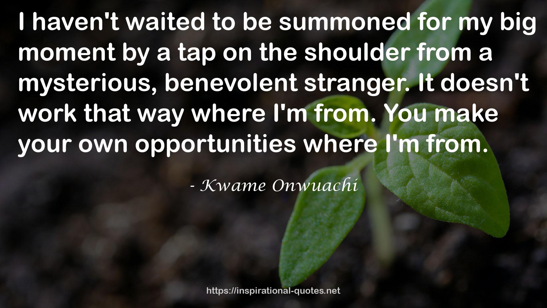 Kwame Onwuachi QUOTES