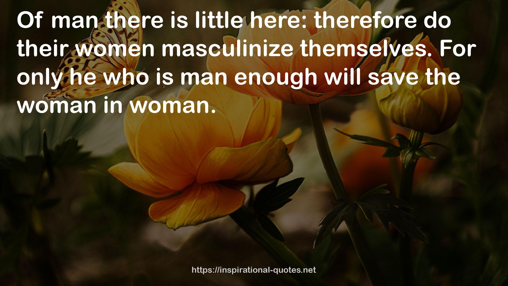 masculinize  QUOTES