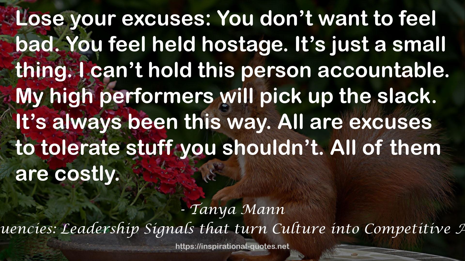 Tanya Mann QUOTES