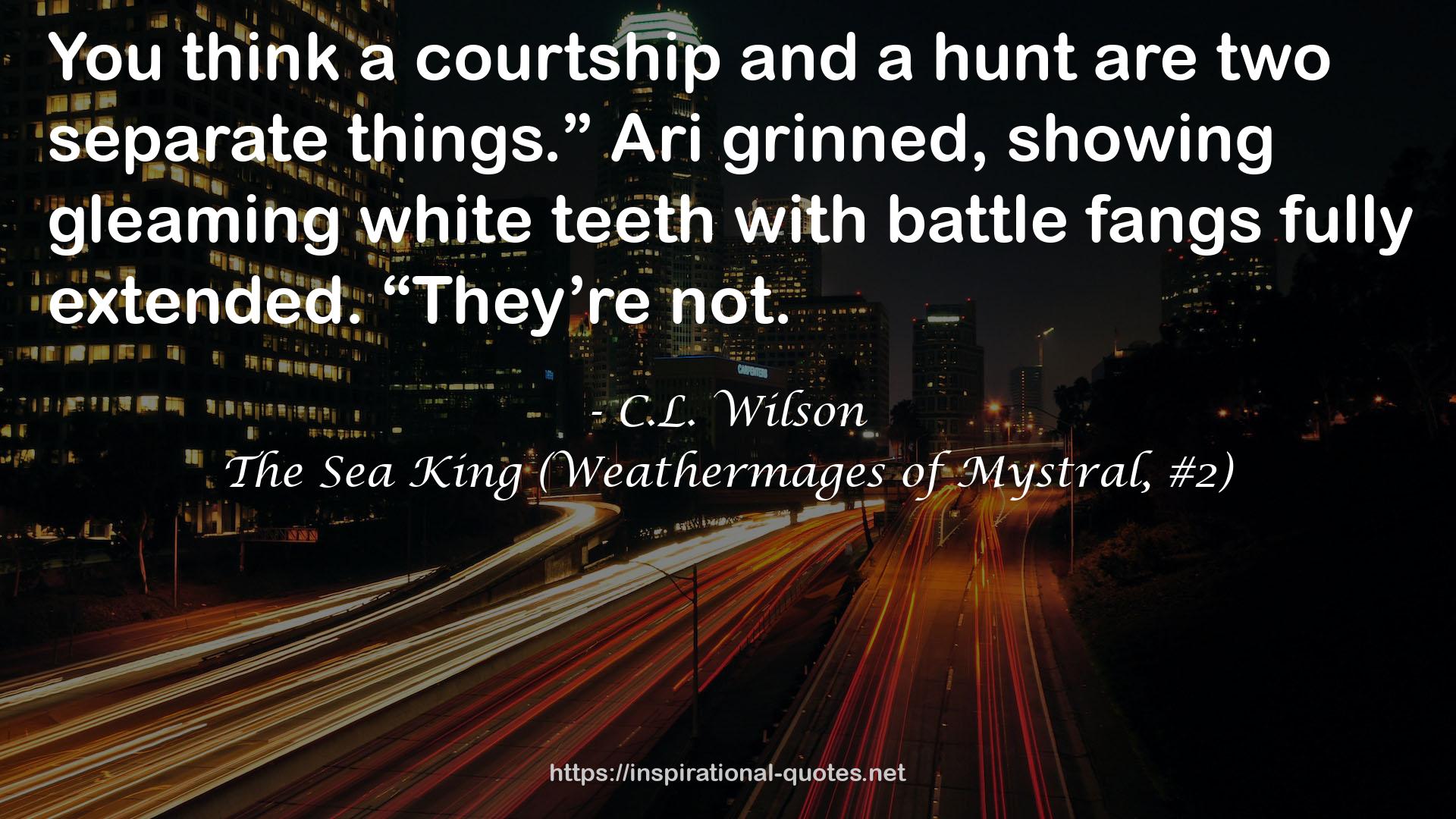 The Sea King (Weathermages of Mystral, #2) QUOTES