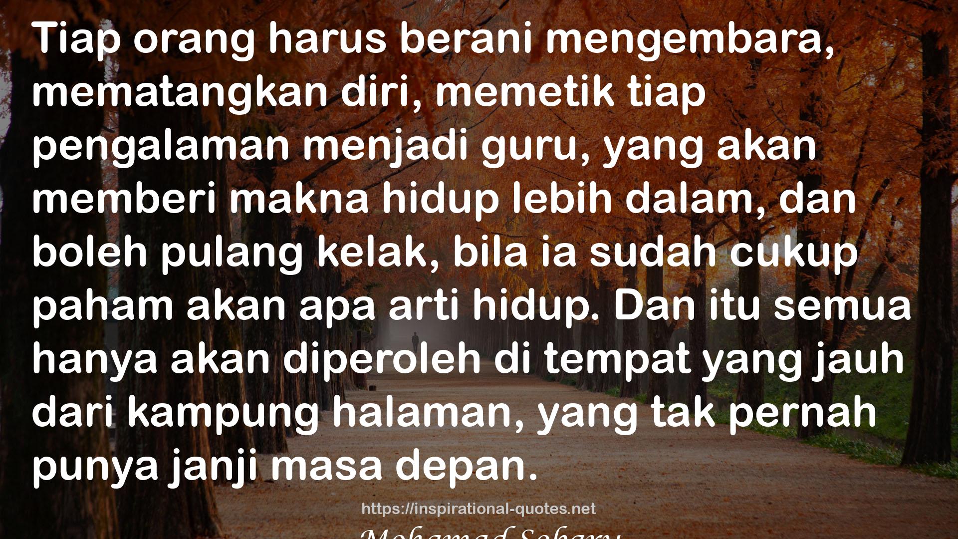 Sang Musafir QUOTES