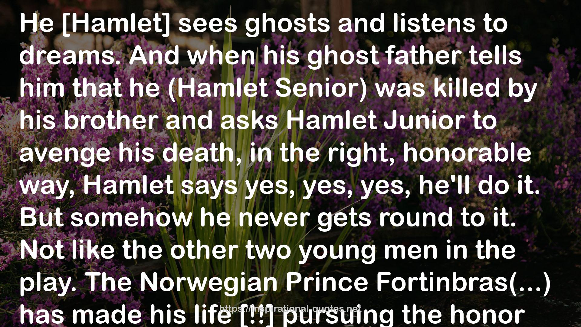 Hamlet Junior  QUOTES