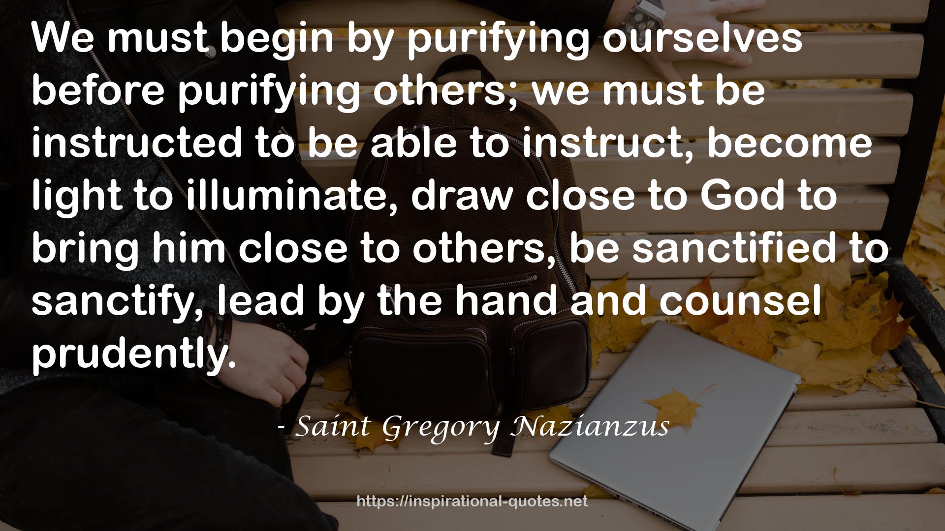 Saint Gregory Nazianzus QUOTES
