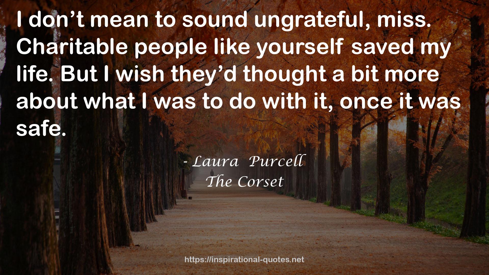 Laura  Purcell QUOTES