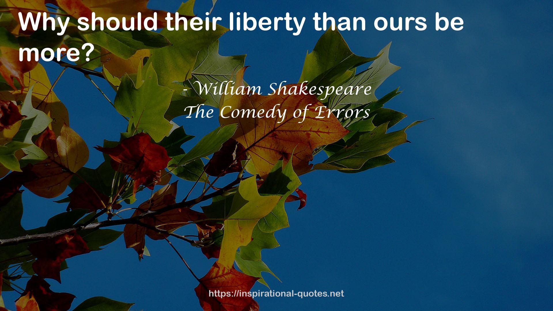 The Comedy of Errors QUOTES