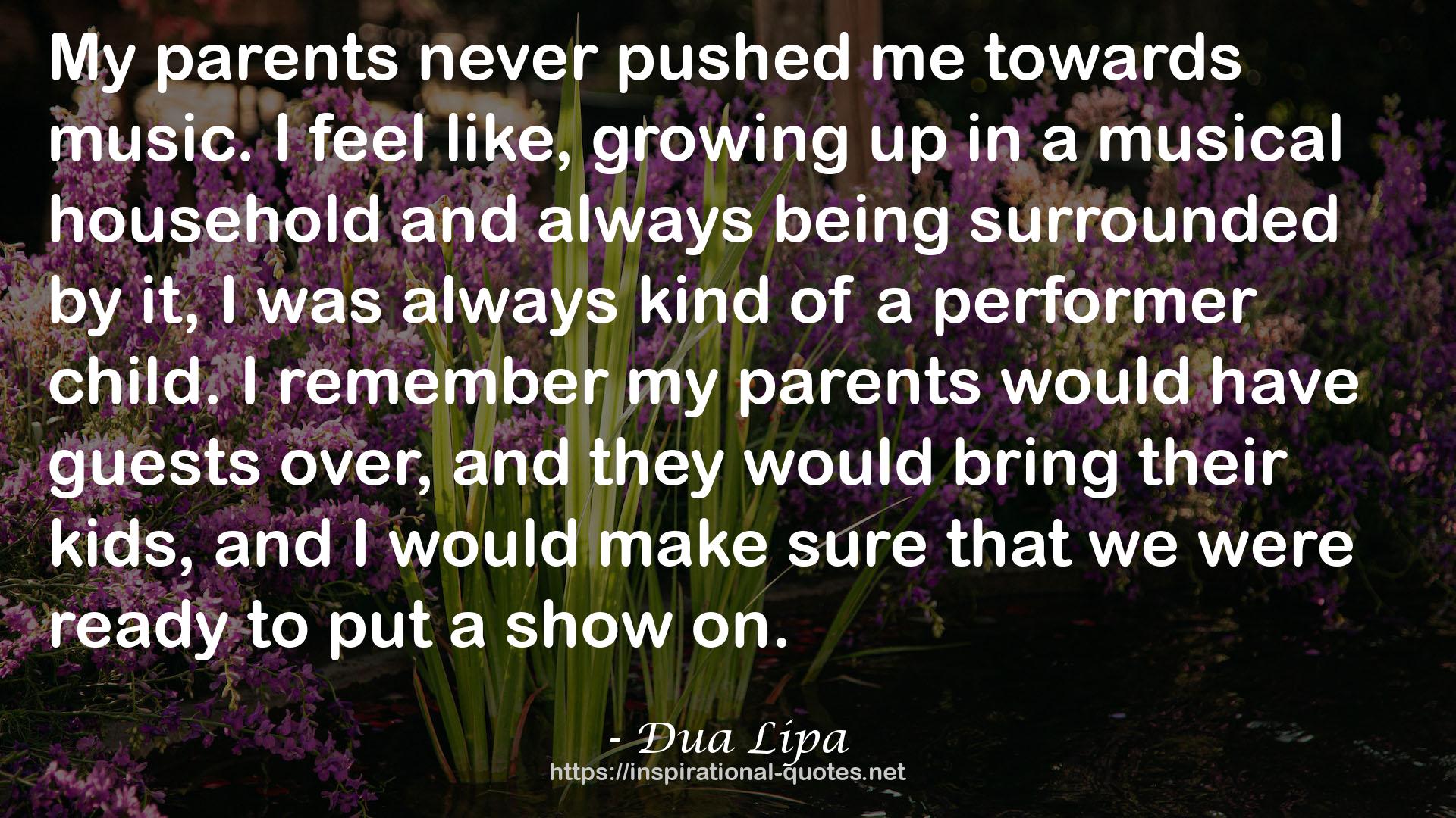 Dua Lipa QUOTES