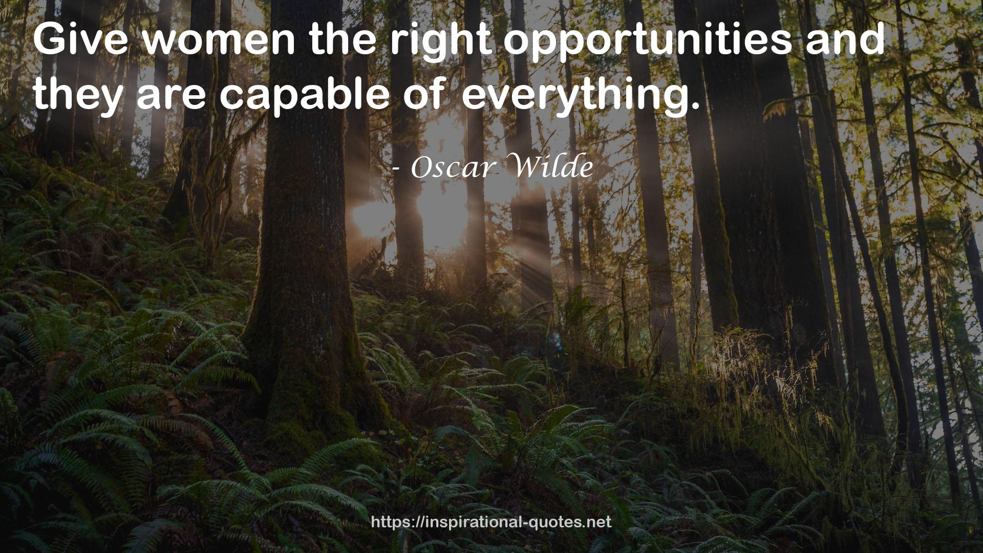 the right opportunities  QUOTES