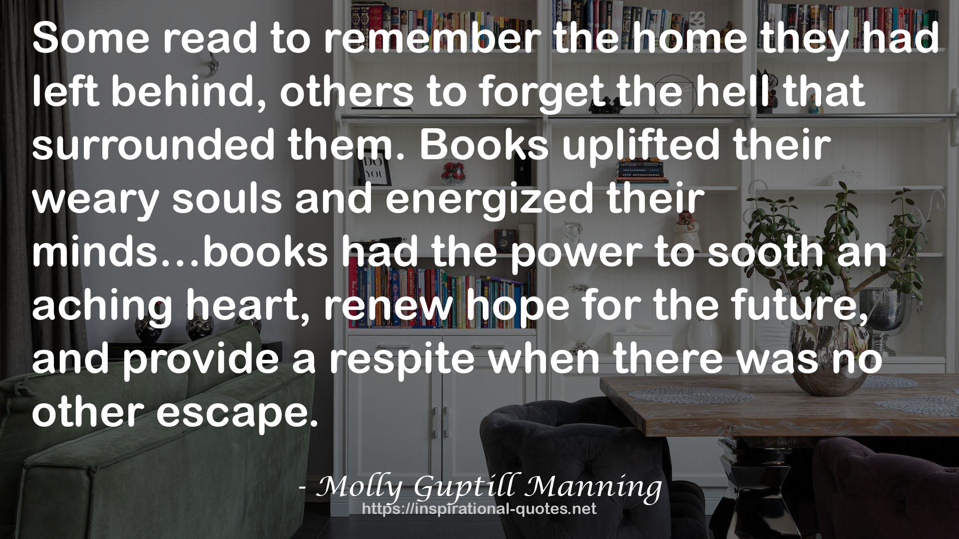 Molly Guptill Manning QUOTES