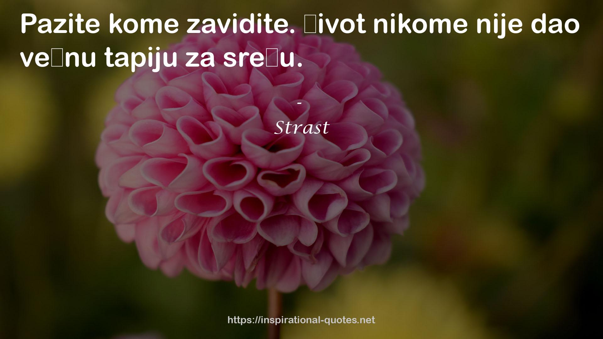 Strast QUOTES