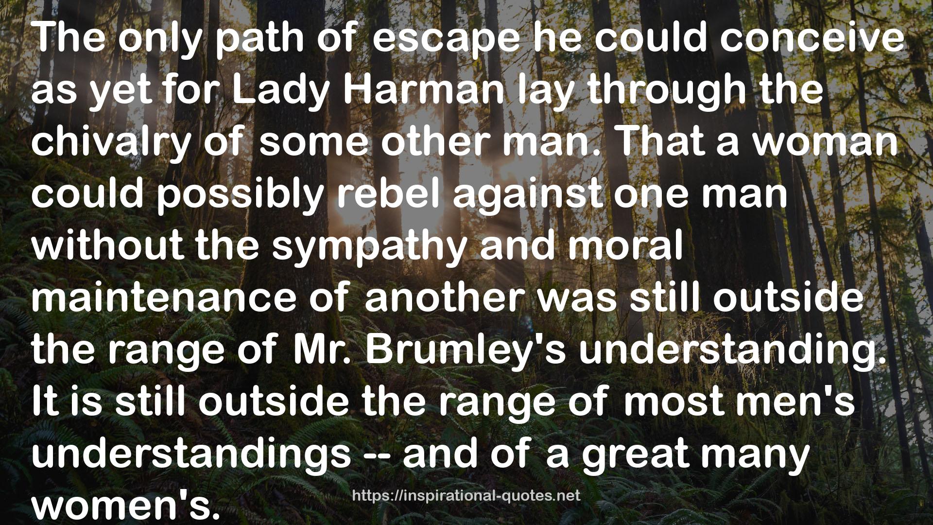 Lady Harman  QUOTES