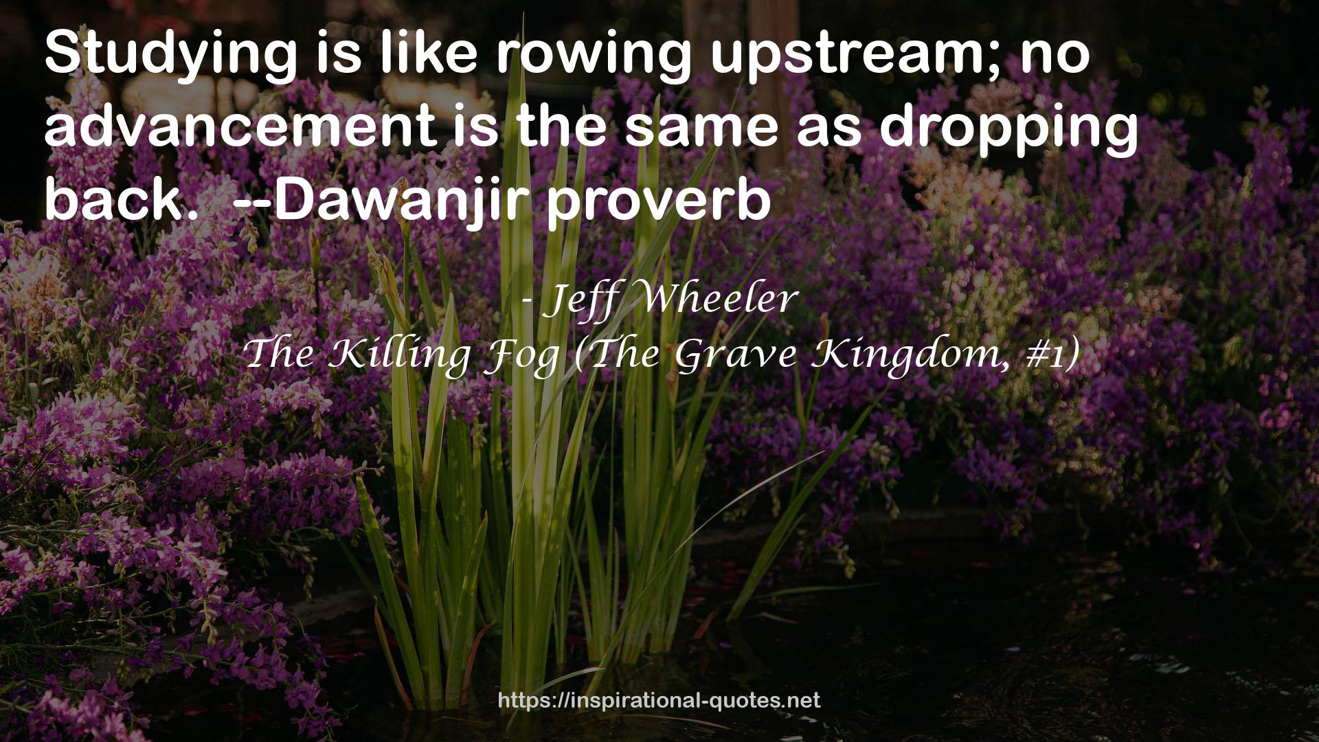 The Killing Fog (The Grave Kingdom, #1) QUOTES