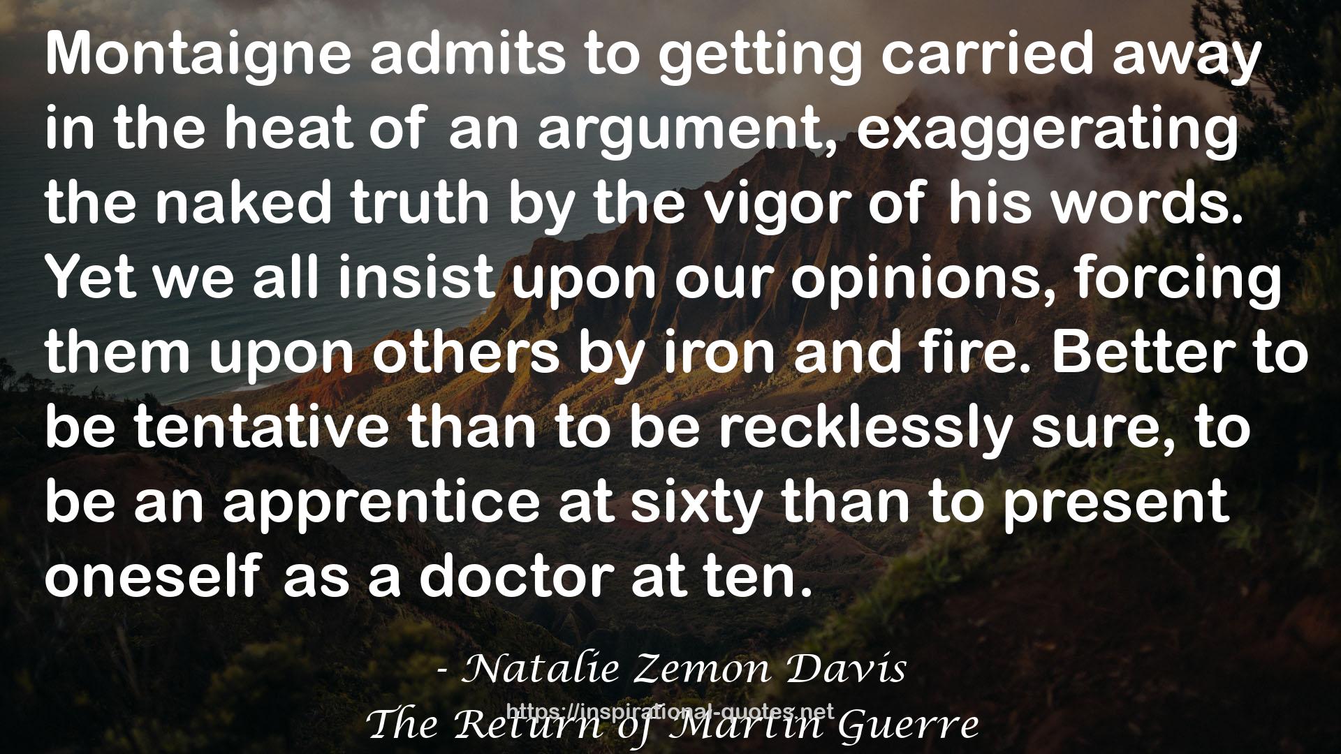 Natalie Zemon Davis QUOTES