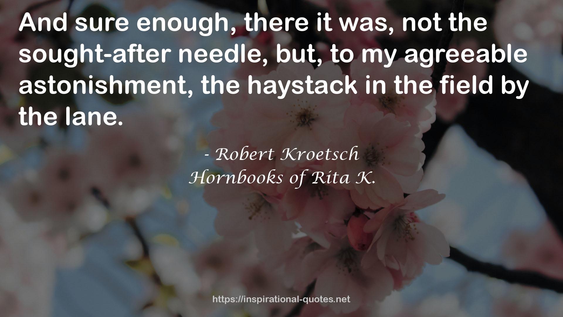 Robert Kroetsch QUOTES